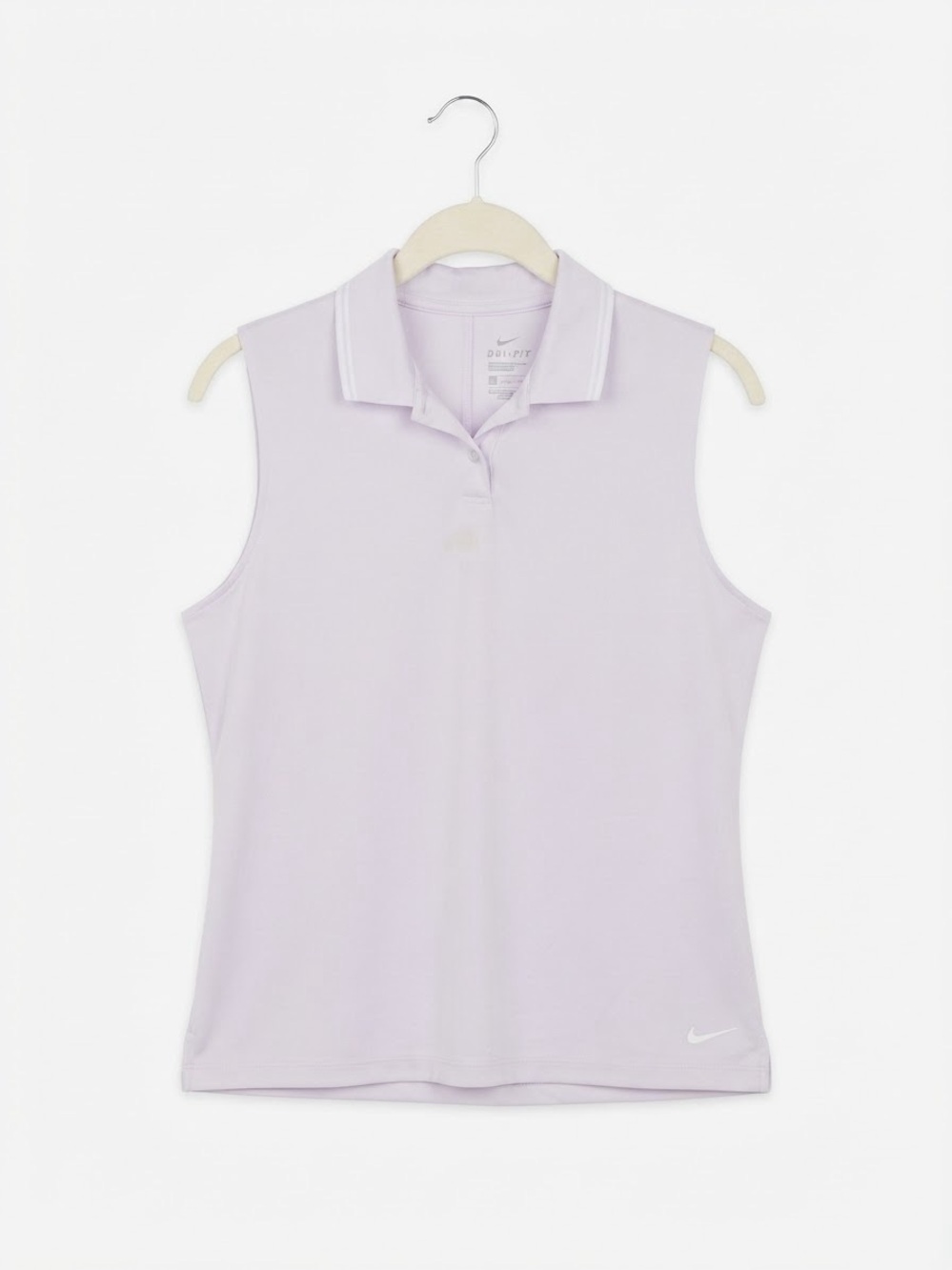 Nike Women’s Sleeveless Polo Golf Tank - Light Lavender